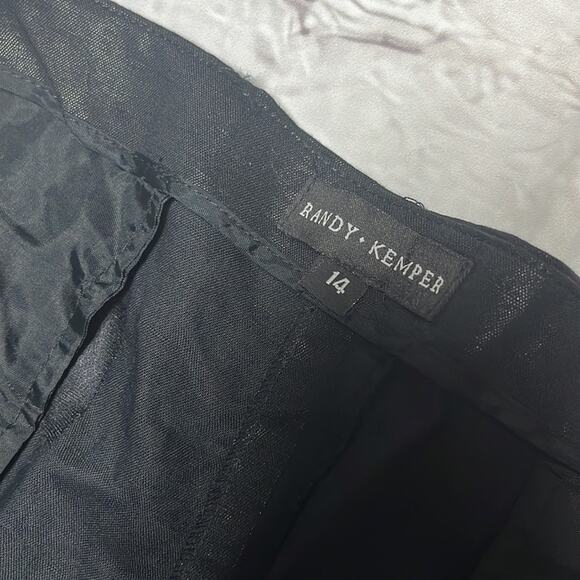 NWT Randy Kemper Linen Blend Pants L - Picture 2 of 3